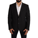 Dolce & Gabbana Black Striped MARTINI Jacket Blazer JKT2857-54