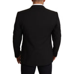 Dolce & Gabbana Black Striped MARTINI Jacket Blazer JKT2857-54