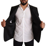 Dolce & Gabbana Black Striped MARTINI Jacket Blazer JKT2857-54