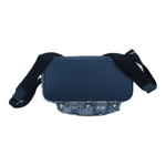 MCM Stark Small Blue Vintage Jacquard Monogram Logo Fabric Backpack Bookbag 36474