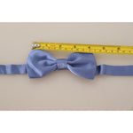 Dolce & Gabbana Purple 100% Silk Adjustable Neck Papillon Bow Tie FT3527