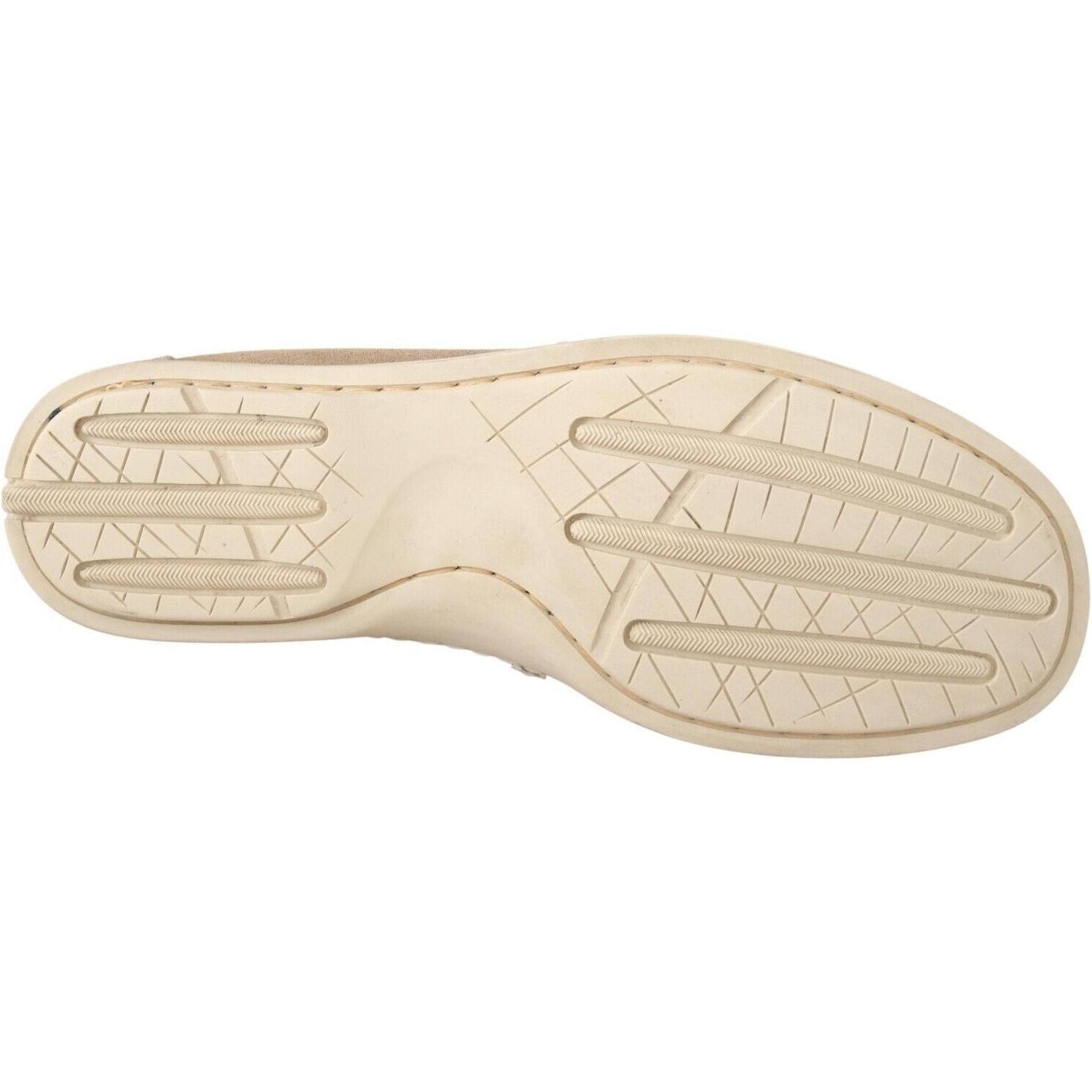 Pollini Beige Suede Low Top Mocassin Loafers Casual Men Shoes