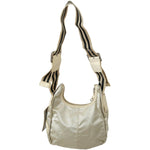 WAYFARER White Shoulder Crossbody Sling Fabric Purse VAS9185