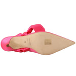 GIA COUTURE Pink Leather Lace Up Kitten Heels Pumps Shoes LA9441 - 36