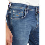 Jacob Cohen Blue Cotton Slim Men Jeans JA-7391-W36
