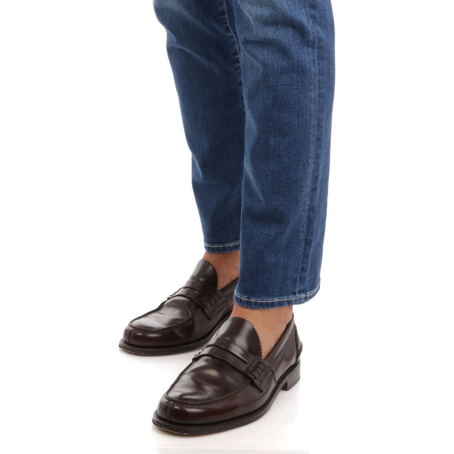 Jacob Cohen Blue Cotton Slim Men Jeans JA-7391-W36