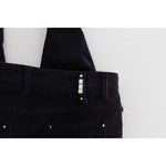 Costume National Purple Cropped Corduroys Jeans SIG30157-1