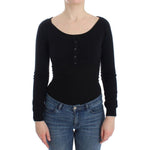 Ermanno Scervino Black Cashmere Cardigan Sweater SIG12574-2