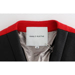 KAALE SUKTAE Black Short Croped Coat Bomber Jacket SIG12604-1