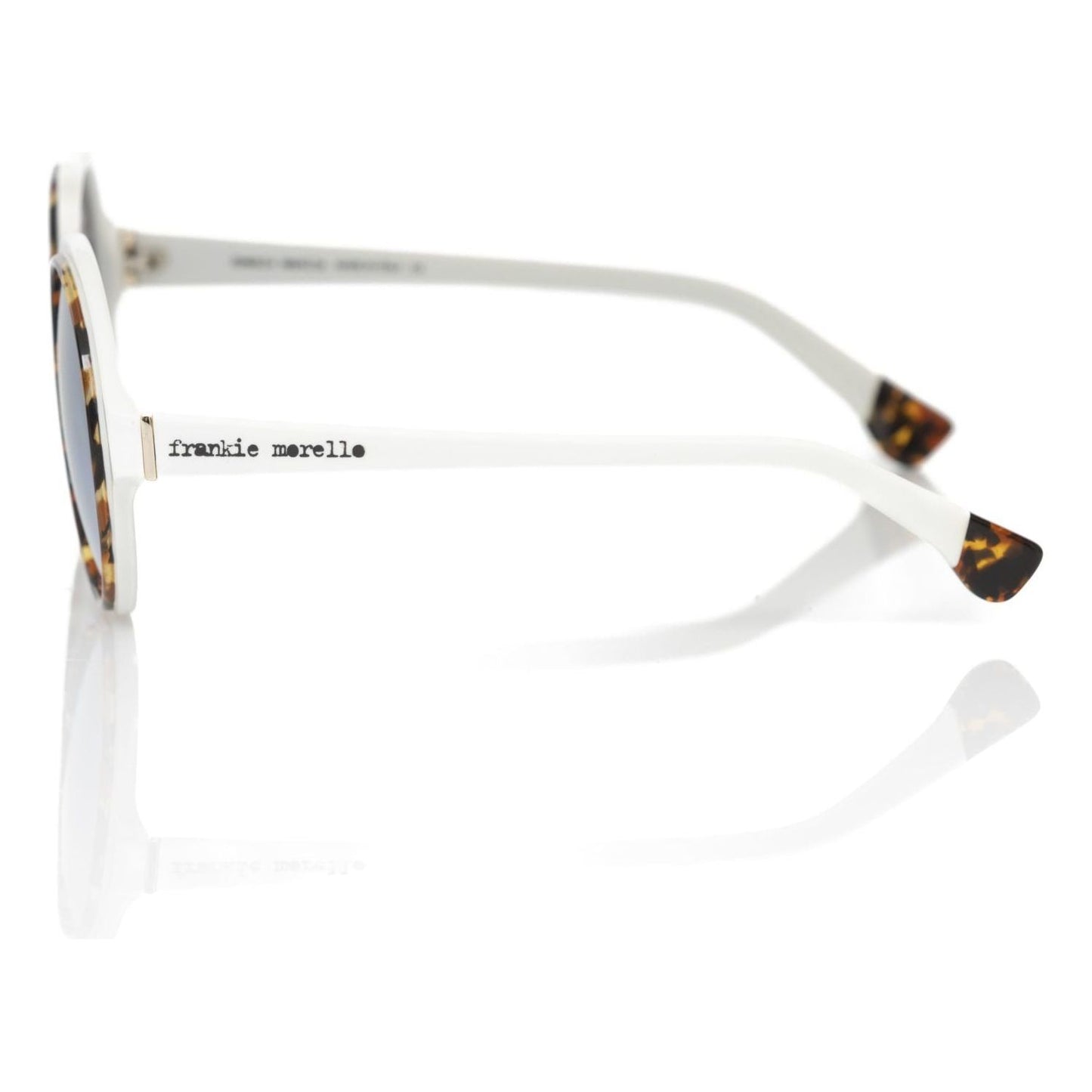 Frankie Morello White Acetate Women's Sunglass FR-22074