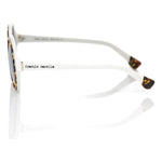 Frankie Morello White Acetate Women's Sunglass FR-22074