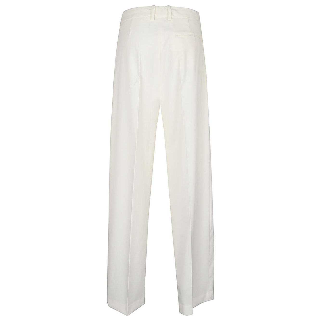 Erika Cavallini Semi-Couture Trousers White P4SH05A20-0