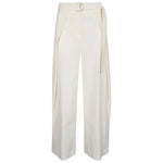 Erika Cavallini Semi-Couture Trousers White P4SH06A20-0