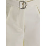 Erika Cavallini Semi-Couture Trousers White P4SH06A20-0