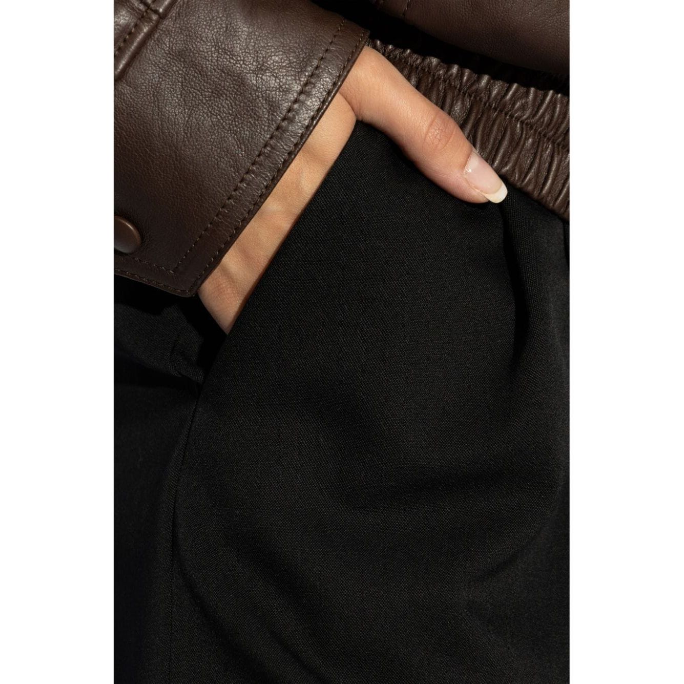 Saint Laurent grain de poudre wool trousers 796875Y7E631000