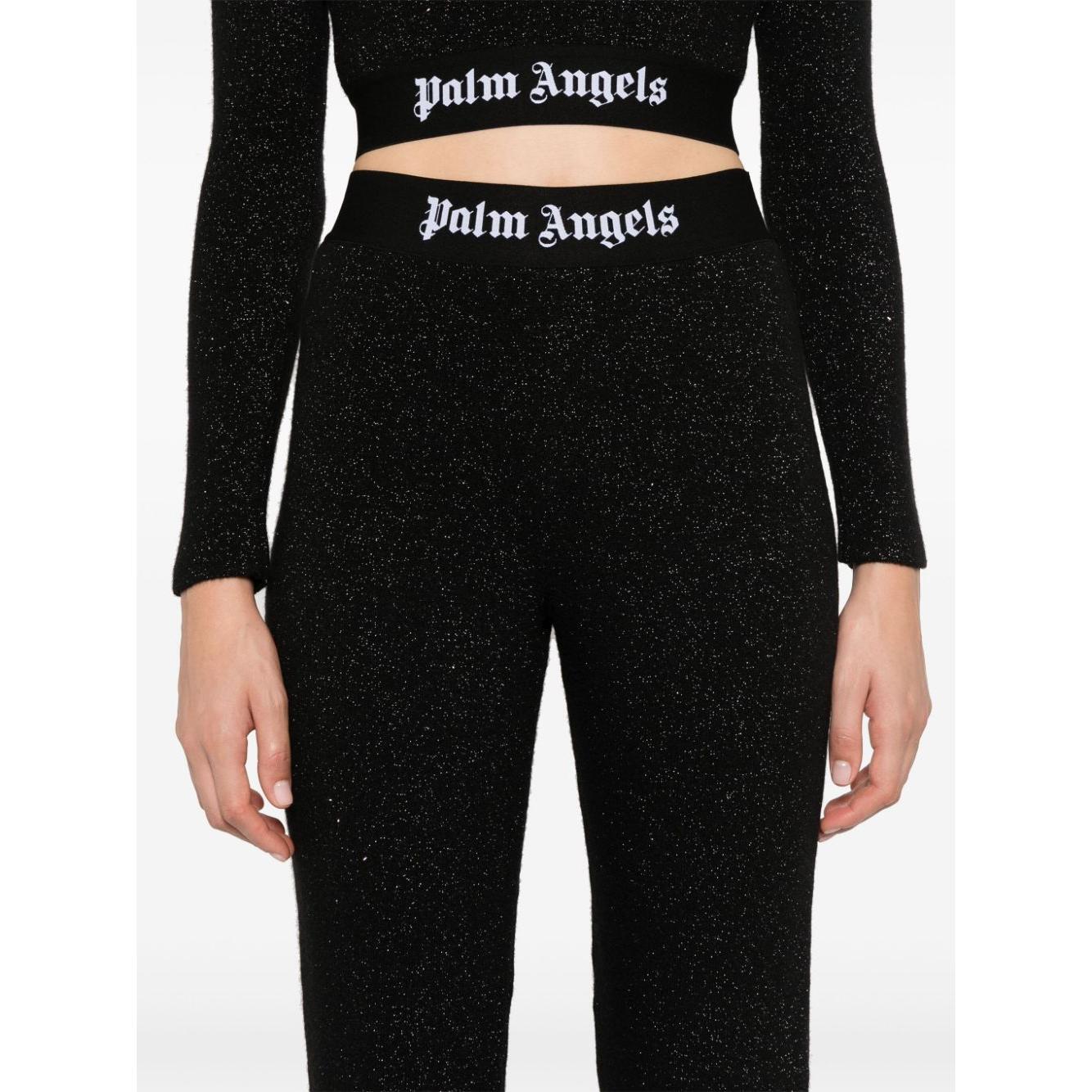 Palm Angels Trousers Black PWHG021F24KNI0011010