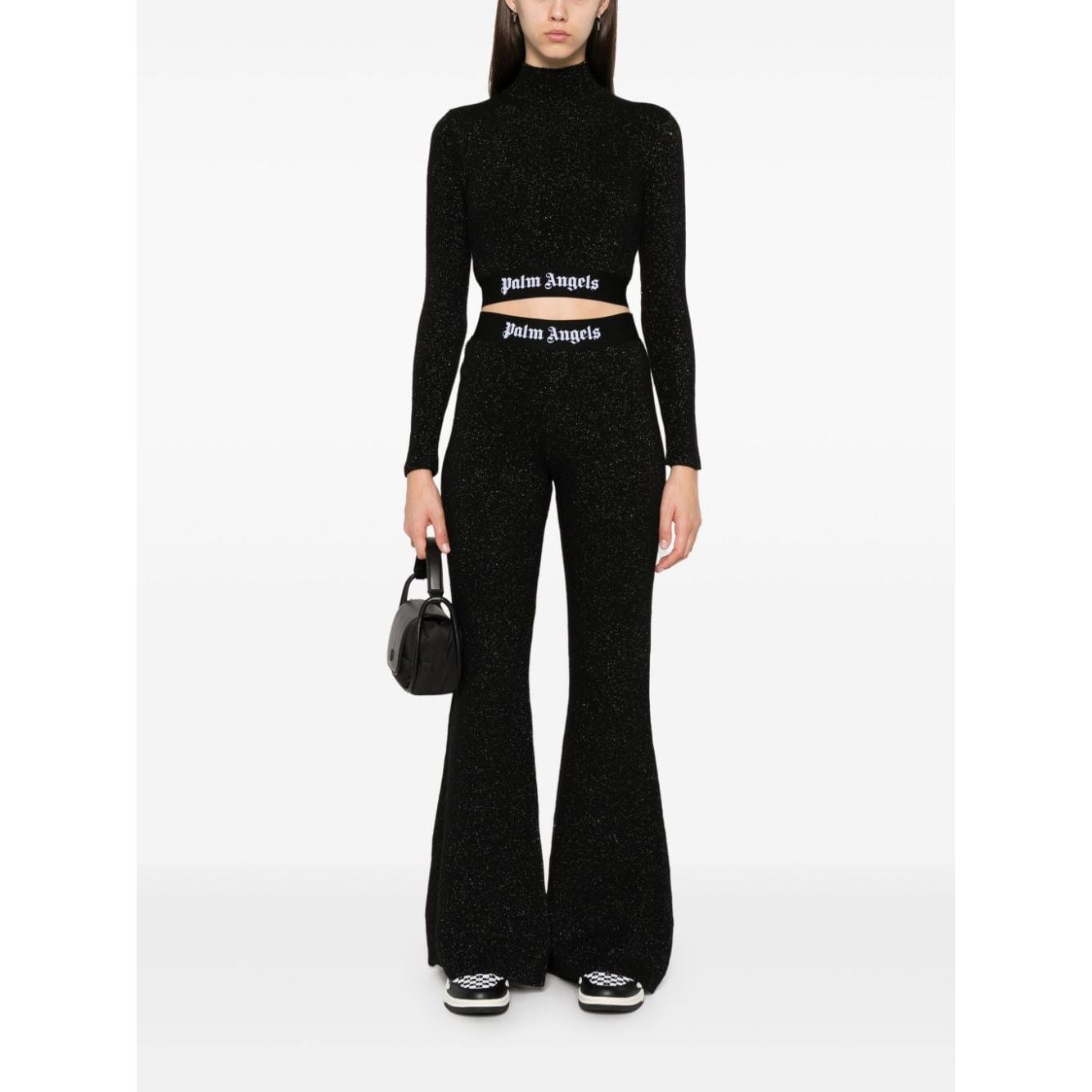 Palm Angels Trousers Black PWHG021F24KNI0011010