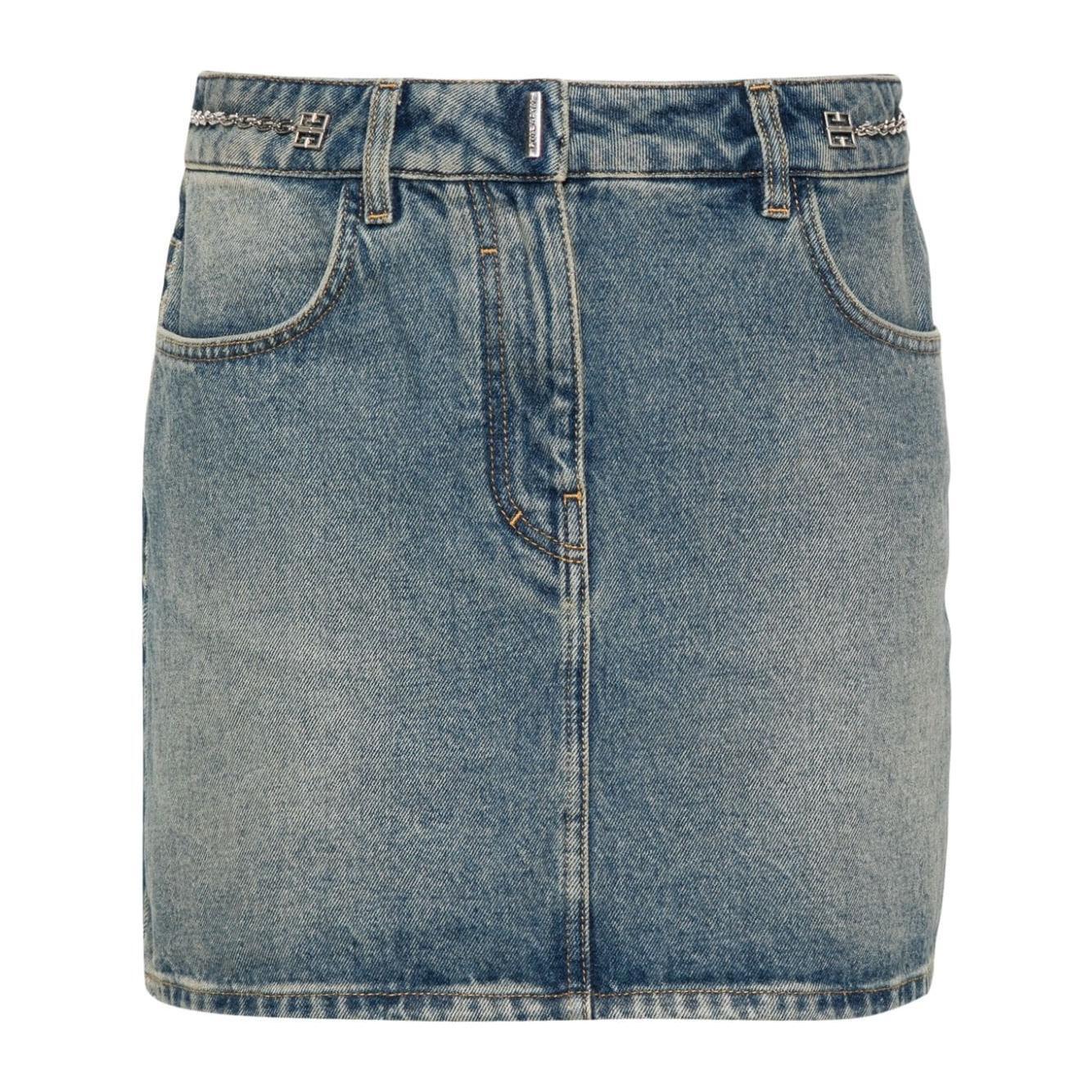 Givenchy Skirts Clear Blue BW40SQ5Y9N420