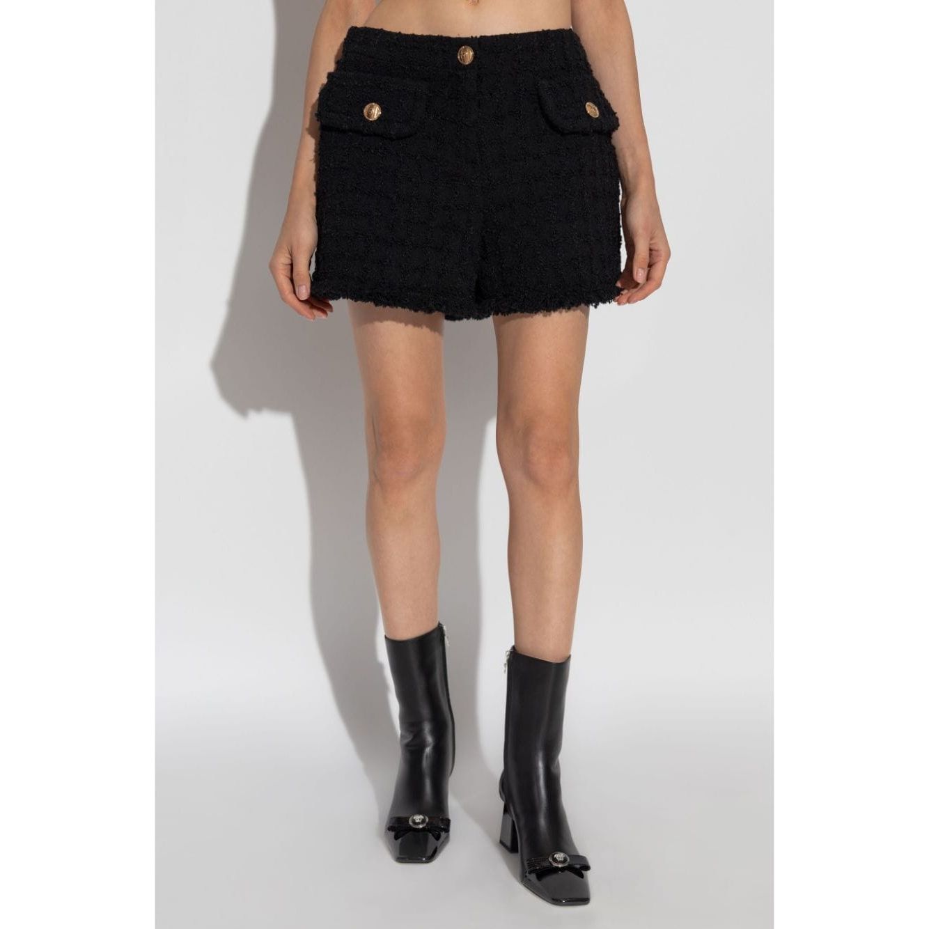 Versace Heritage tweed mini shorts 10153771A100961B000