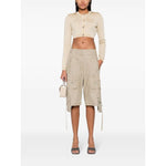 Versace Barocco lurex cropped cardigan 10110201A100041KD70