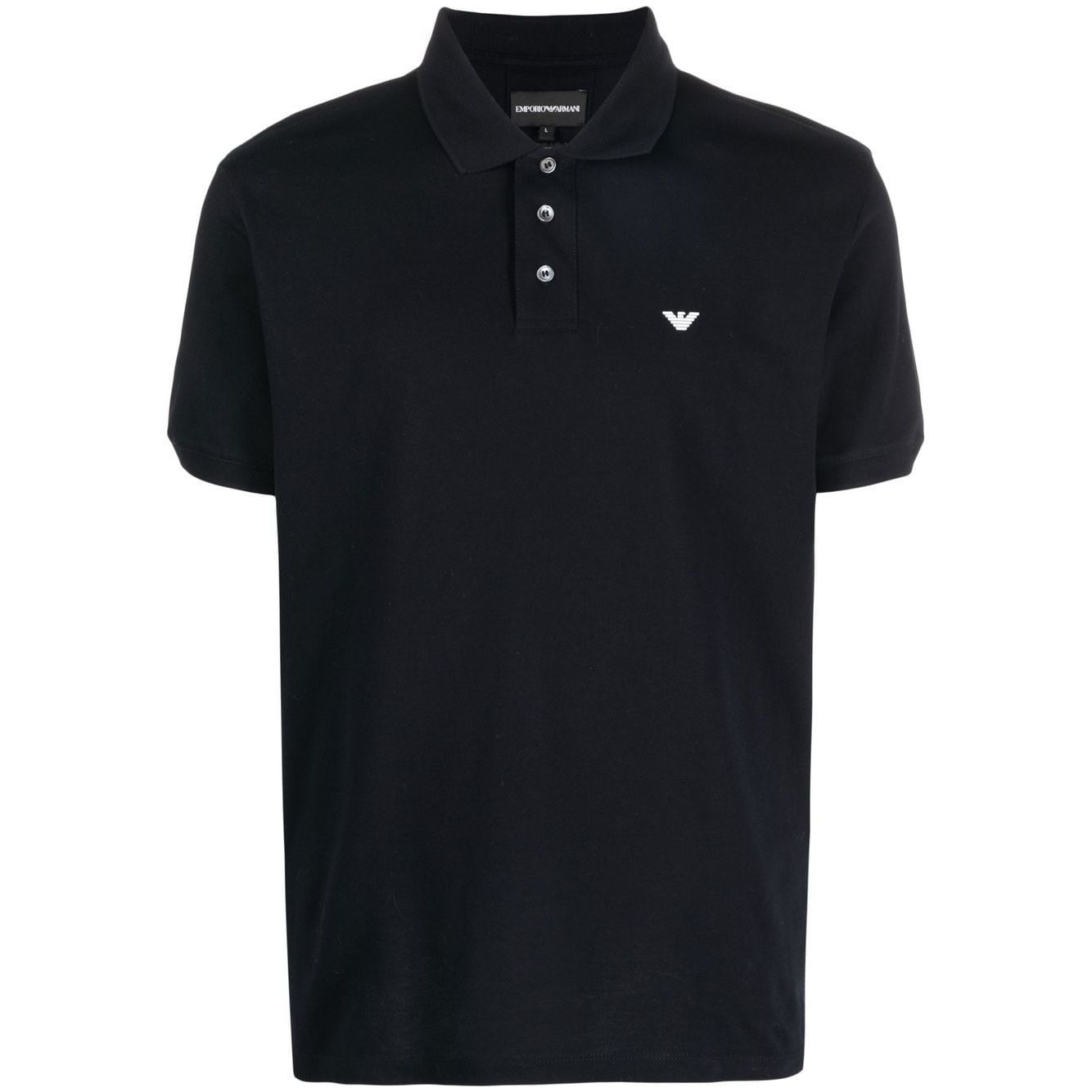 Emporio Armani logo-embroidered polo shirt Topwear