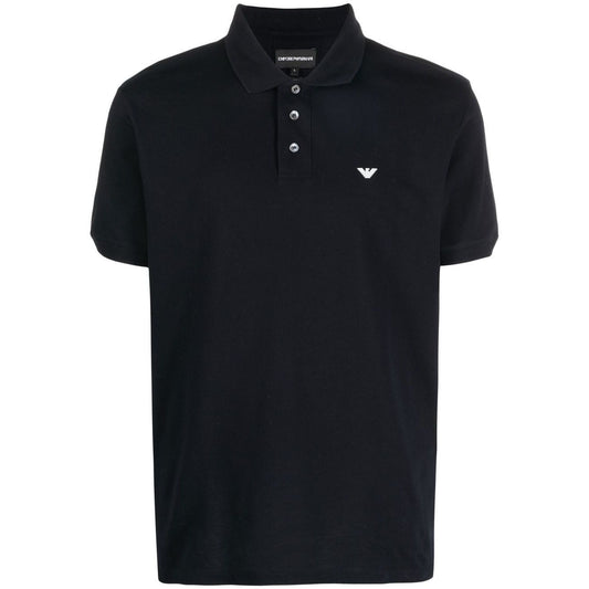 Emporio Armani logo-embroidered polo shirt Topwear