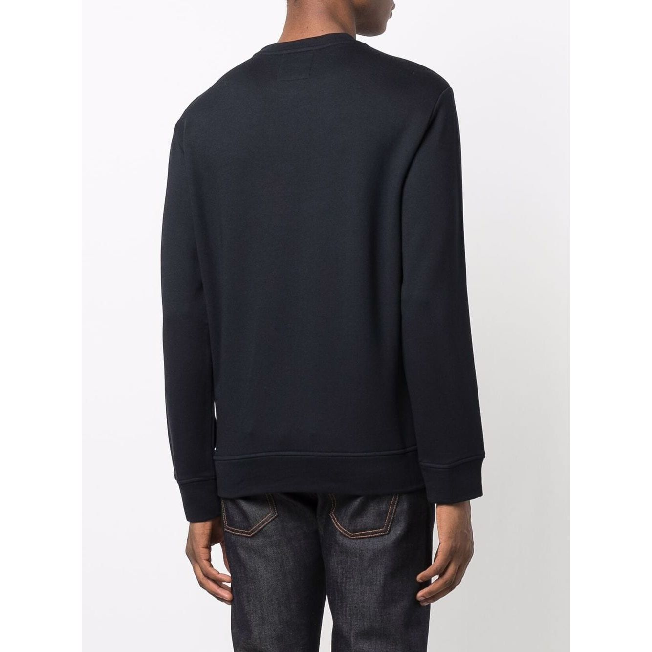 Emporio Armani Modal blend sweatshirt with logo print Topwear