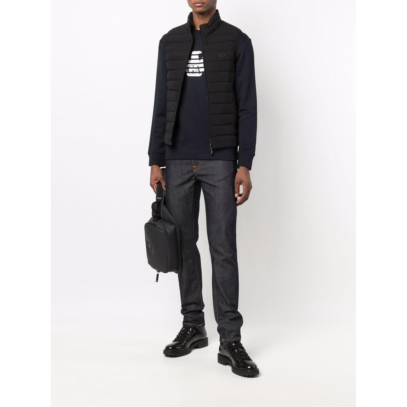 Emporio Armani Modal blend sweatshirt with logo print 8N1MR61JRIZF904-P25