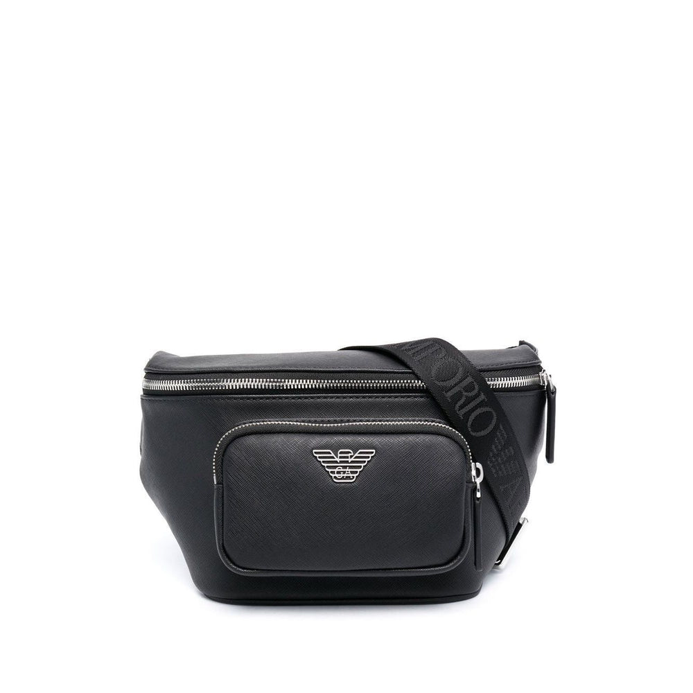 Emporio Armani leather logo-plaque belt bag Y4O238Y138E81072-P25