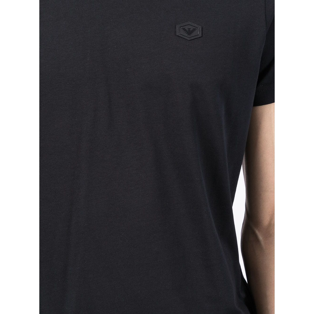 Emporio Armani logo patch short-sleeved T-shirt 8N1TQ61JRGZ0920-P25