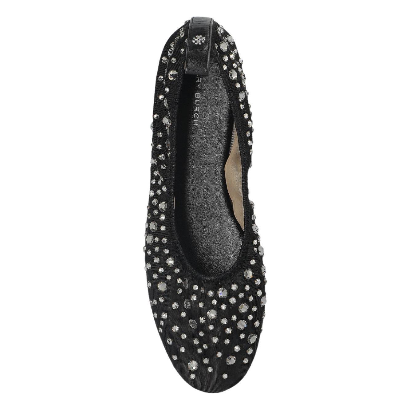 Tory Burch crystal embellished ballerina shoes 162066001-P25