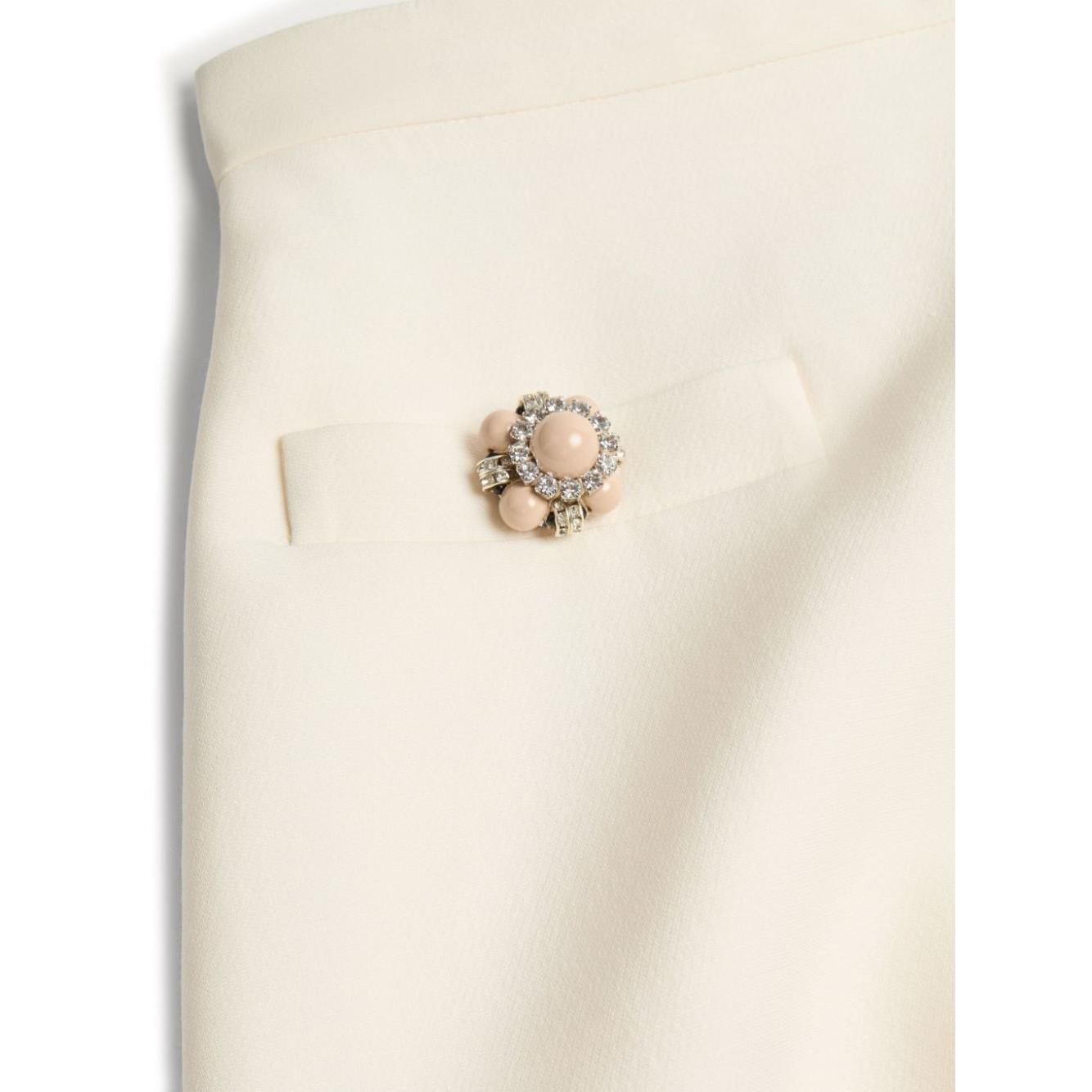 Valentino Skirts Ivory BRACH71CFA03-P25