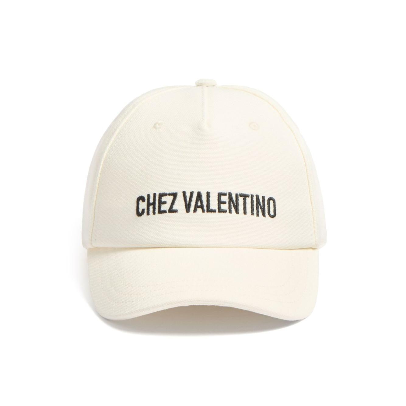Valentino Garavani Chez Valentino cotton cap YHDA41FVH0AN-P25