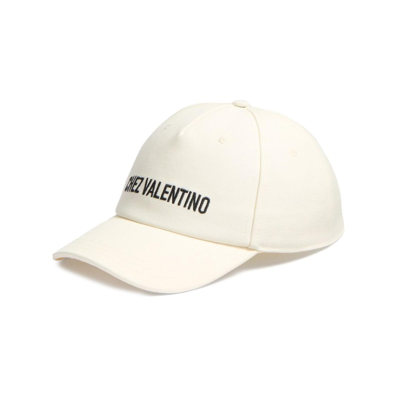 Valentino Garavani Chez Valentino cotton cap YHDA41FVH0AN-P25
