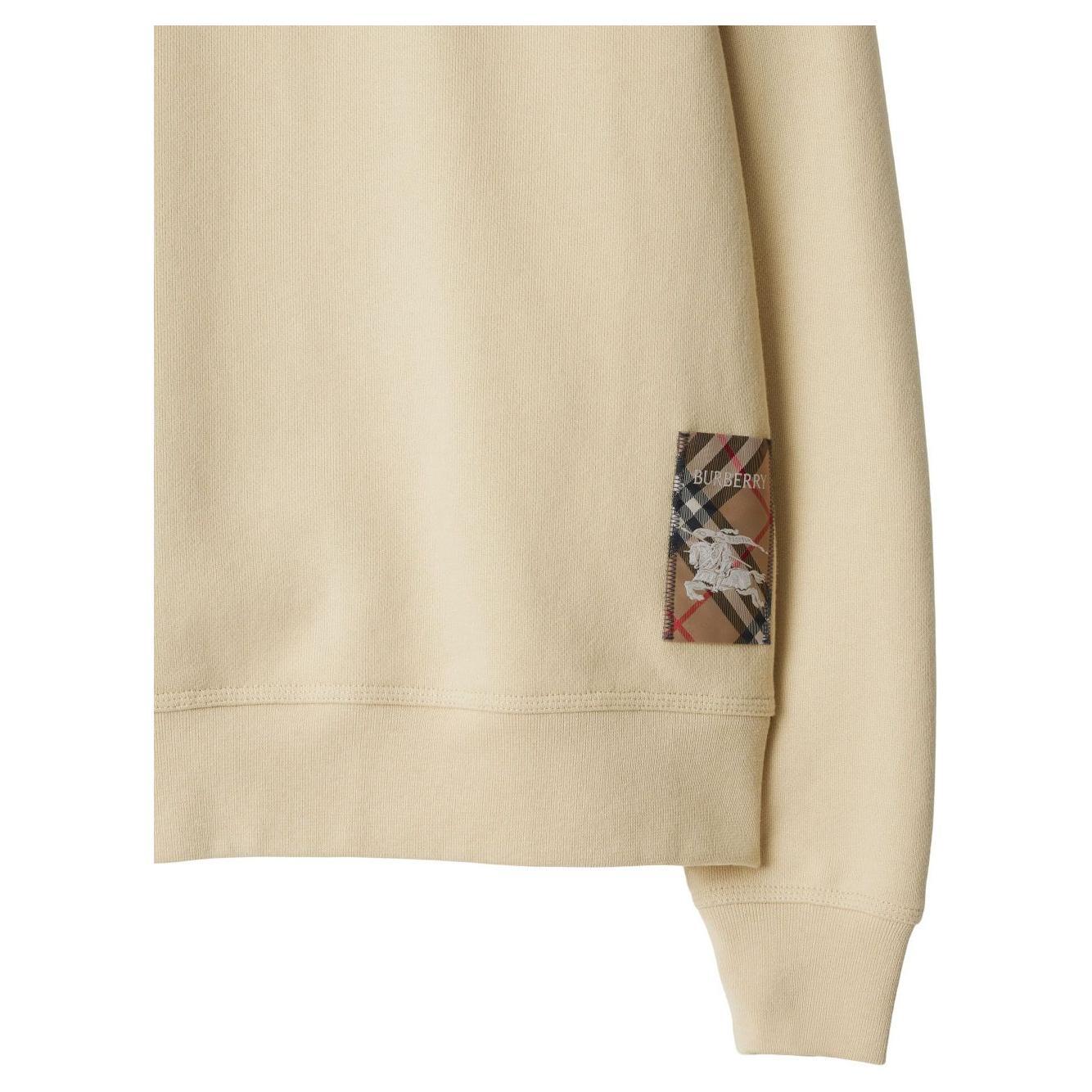Burberry Cotton sweatshirt with Check label 8103520C1740-P25