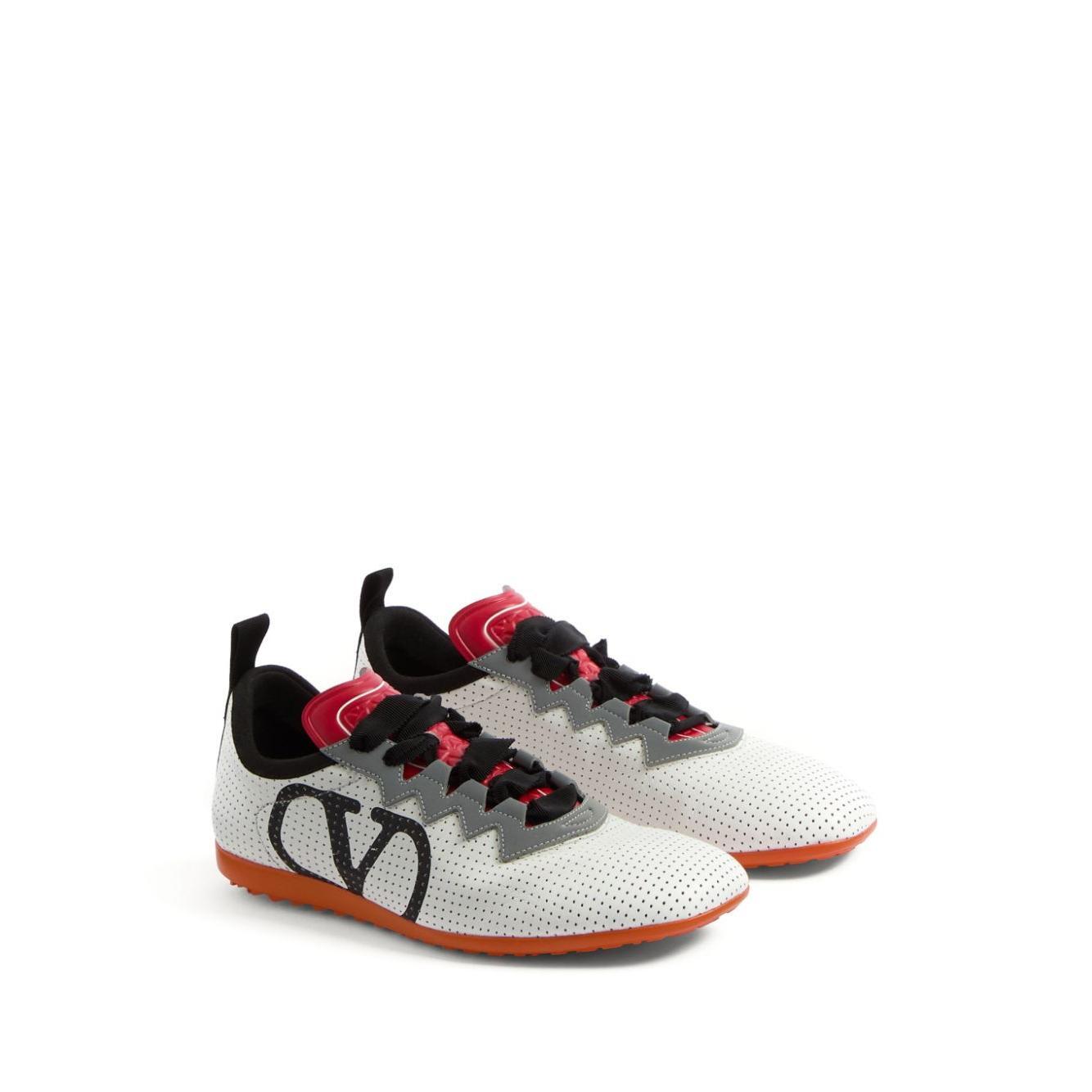 Valentino Garavani Chromathon Sneaker in Perforated Nappa Leather WS0LL5XBM9K0-P25