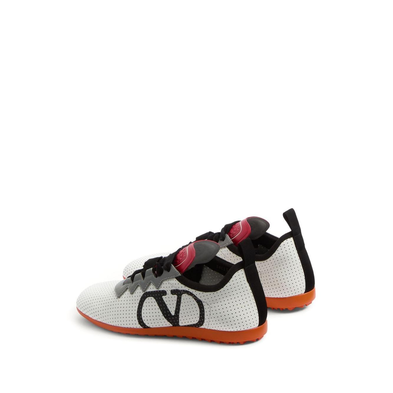 Valentino Garavani Chromathon Sneaker in Perforated Nappa Leather WS0LL5XBM9K0-P25