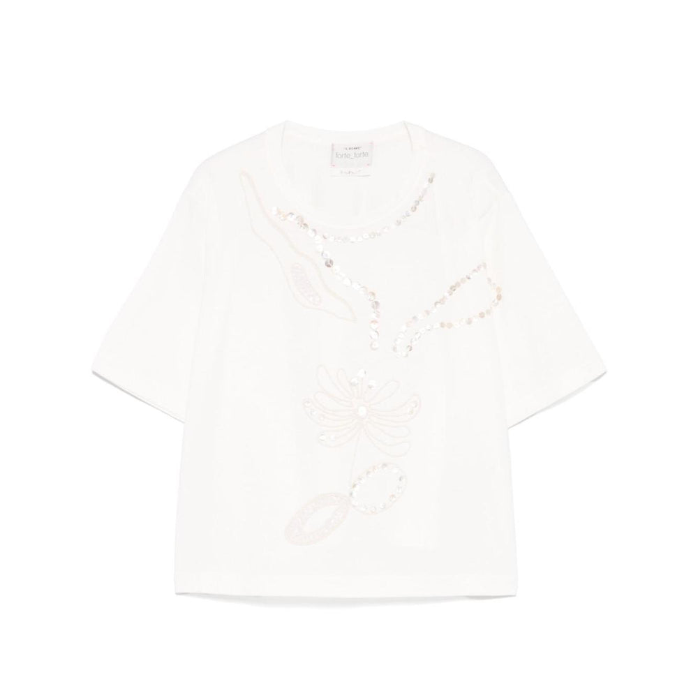 Forte Forte Sequin T-shirt 13535MYTSHIRT0005-P25