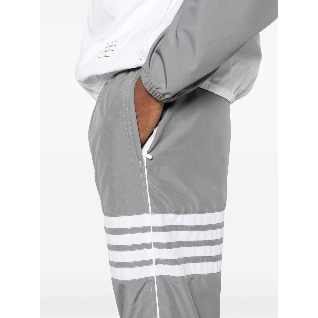 Thom Browne mid-rise ripstop track trousers Trousers