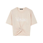 Versace 1978 Re-Edition Logo Safety Pin Short T-Shirt 10188981A136102KQ70-P25