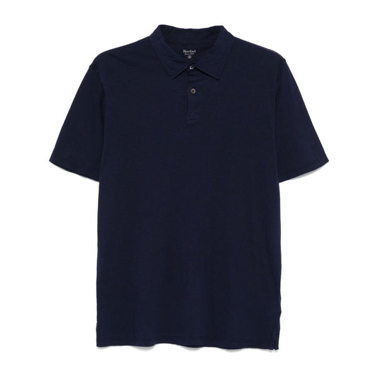 Hartford Light polo in Oxford blue Topwear