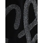 Emporio Armani Cotton-jersey T-shirt with oversized lurex logo EW001523AF12573UC001-P25