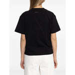 Emporio Armani Cotton-jersey T-shirt with oversized lurex logo EW001523AF12573UC001-P25