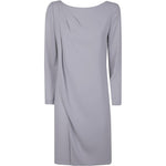 Emporio Armani panel-detail cady-texture mini dress EW000829AF10206U8011-P25
