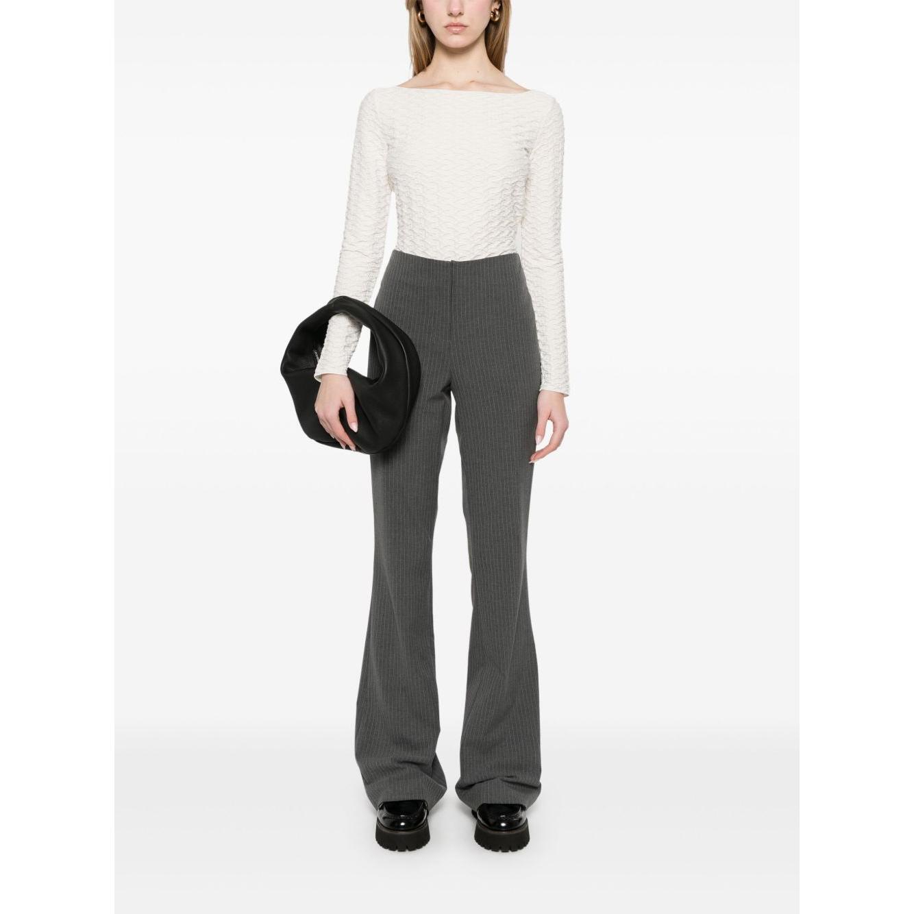 Emporio Armani Jacquard boat-neck top EW001400AF12416U0006-P25