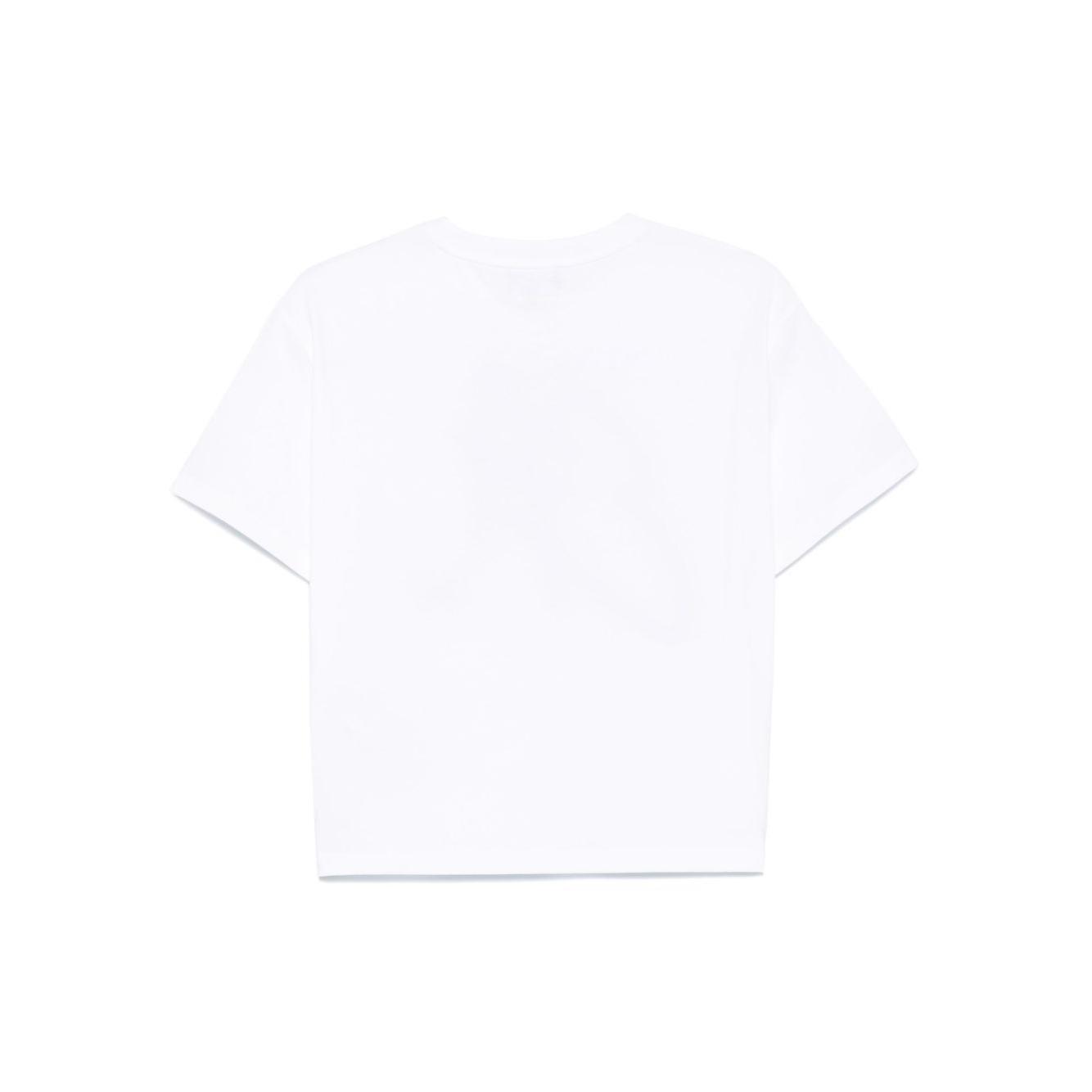 Emporio Armani Cotton jersey T-shirt with maxi lurex logo EW001523AF12573U0002-P25