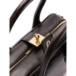 Golden Goose Vita Bag in smooth black leather and gold details GWA00470A00086790100-P25