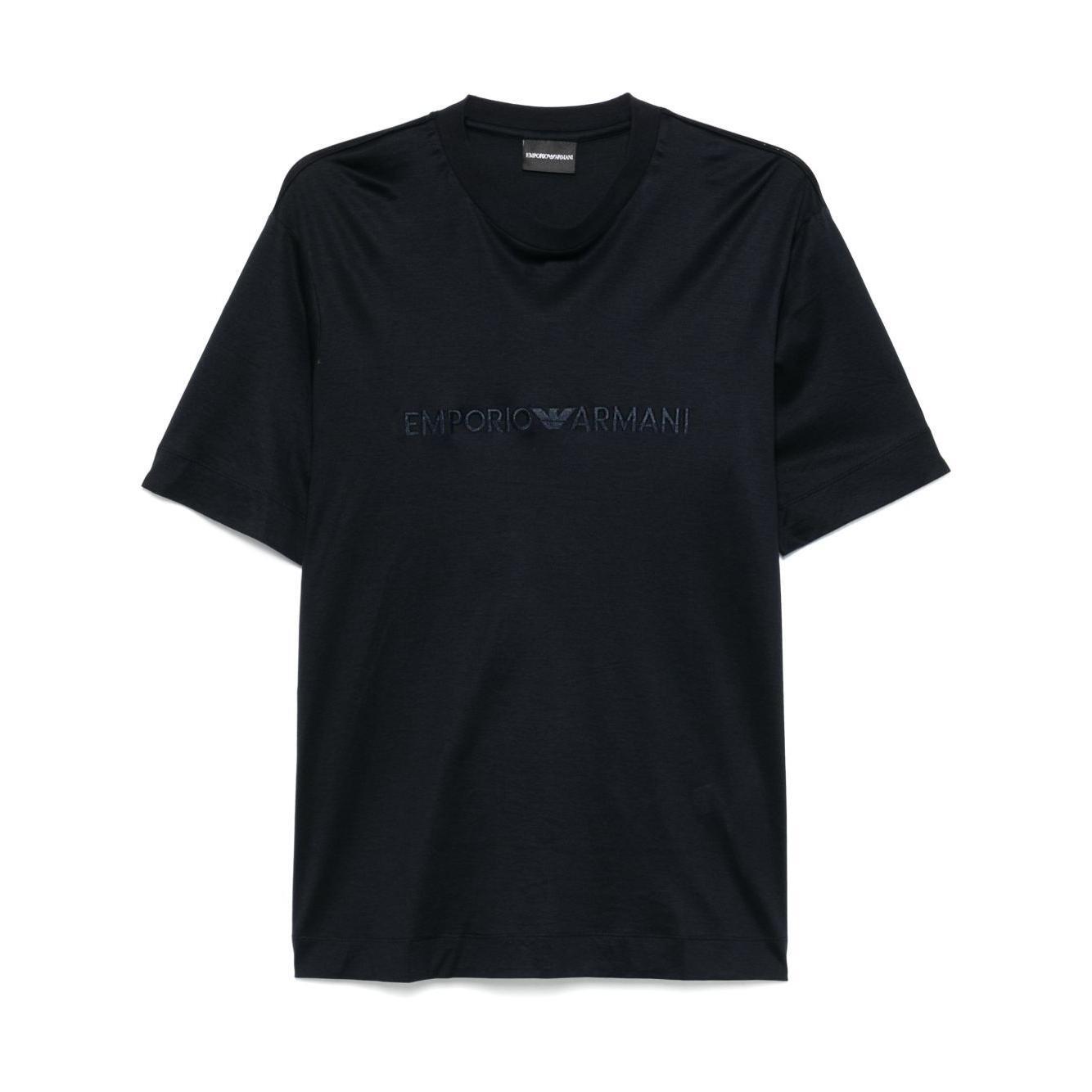 Emporio Armani logo-patch T-shirt EM001070AF13747UB118-P25
