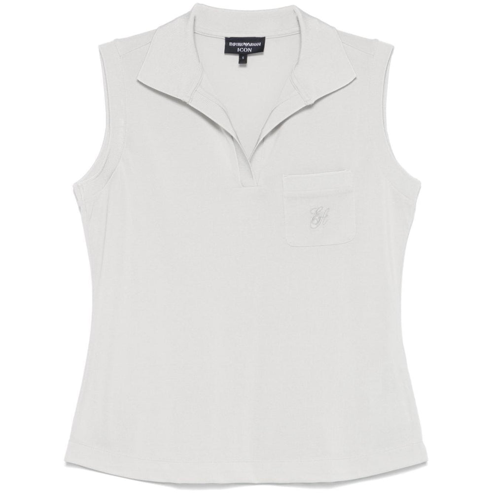 Emporio Armani Logo embroidered vest EW000669AF12367U8012-P25
