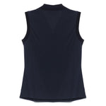 Emporio Armani Icon micro piquet crepe jersey top EW000669AF12367UB115-P25
